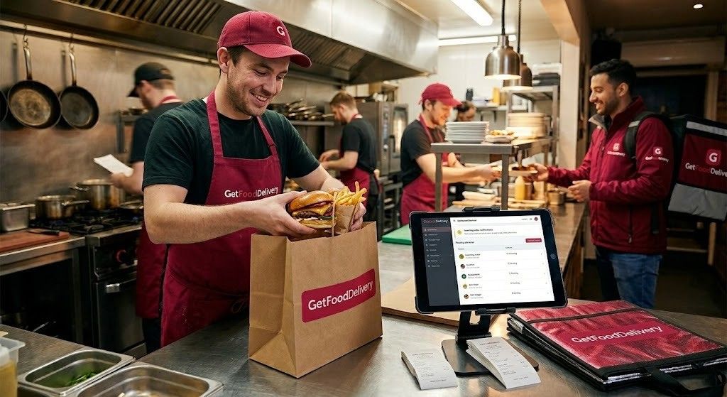 How Restaurants Benefit by Partnering with GetFoodDelivery